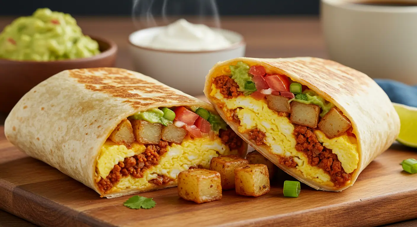 Chorizo Breakfast Burrito
