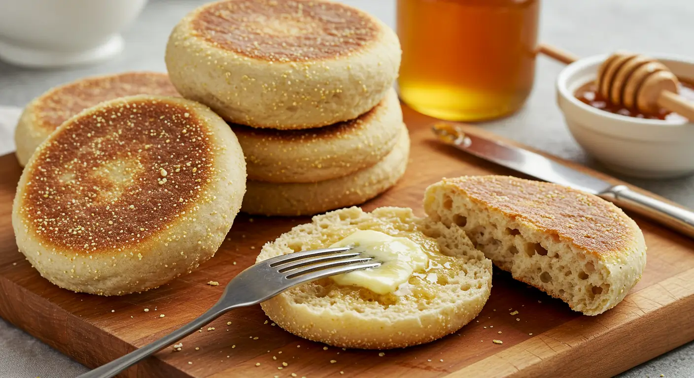 sourdough english muffins