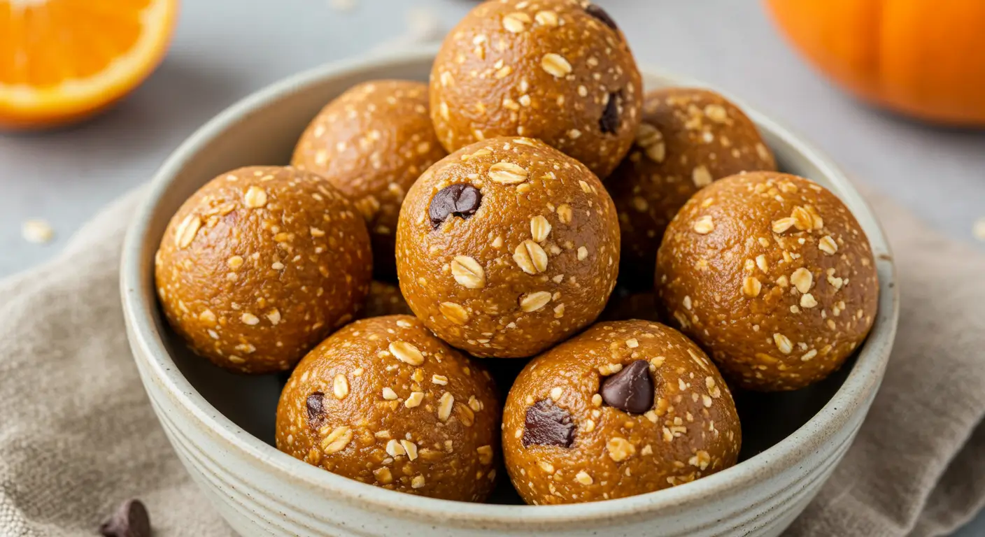 Pumpkin protein balls