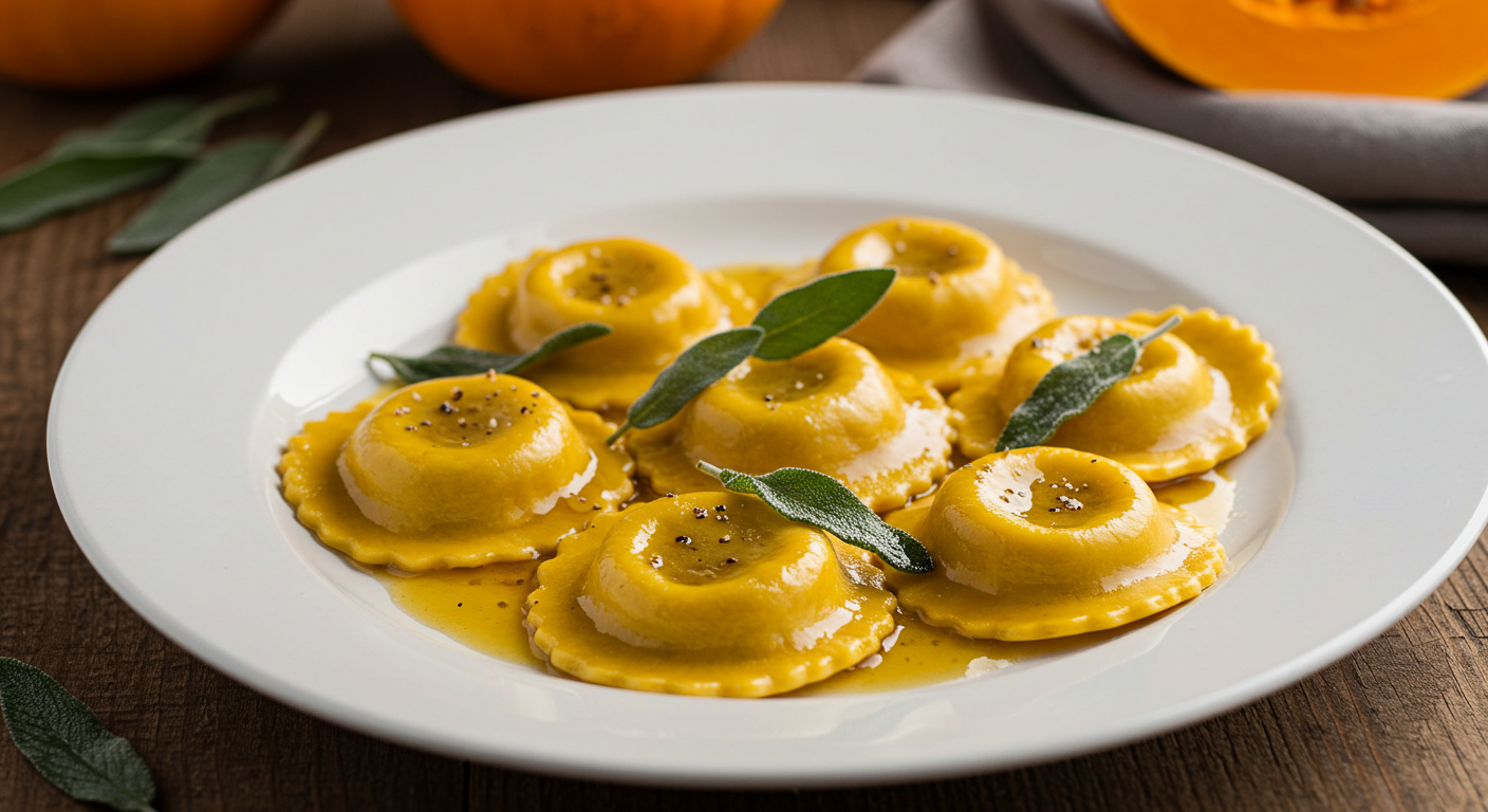 pumpkin ravioli