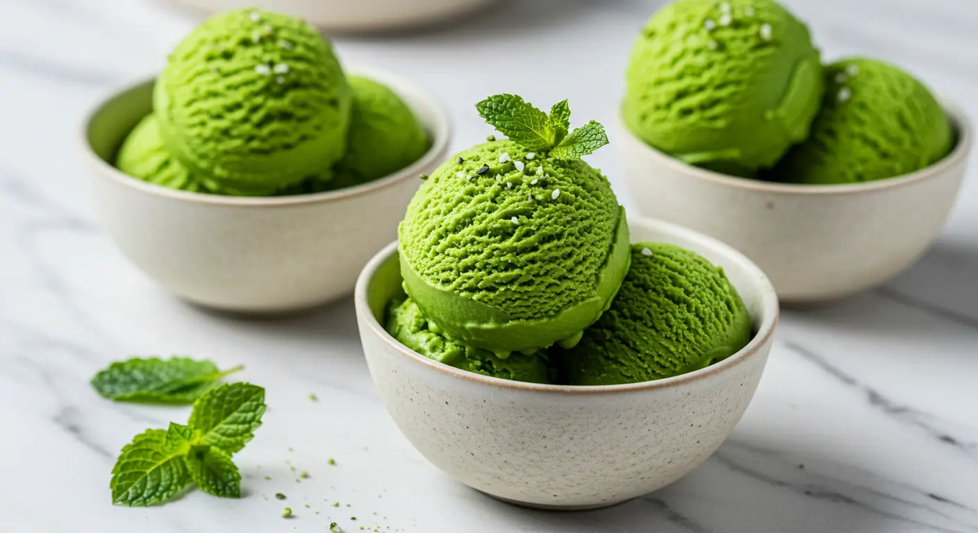 Matcha ice cream