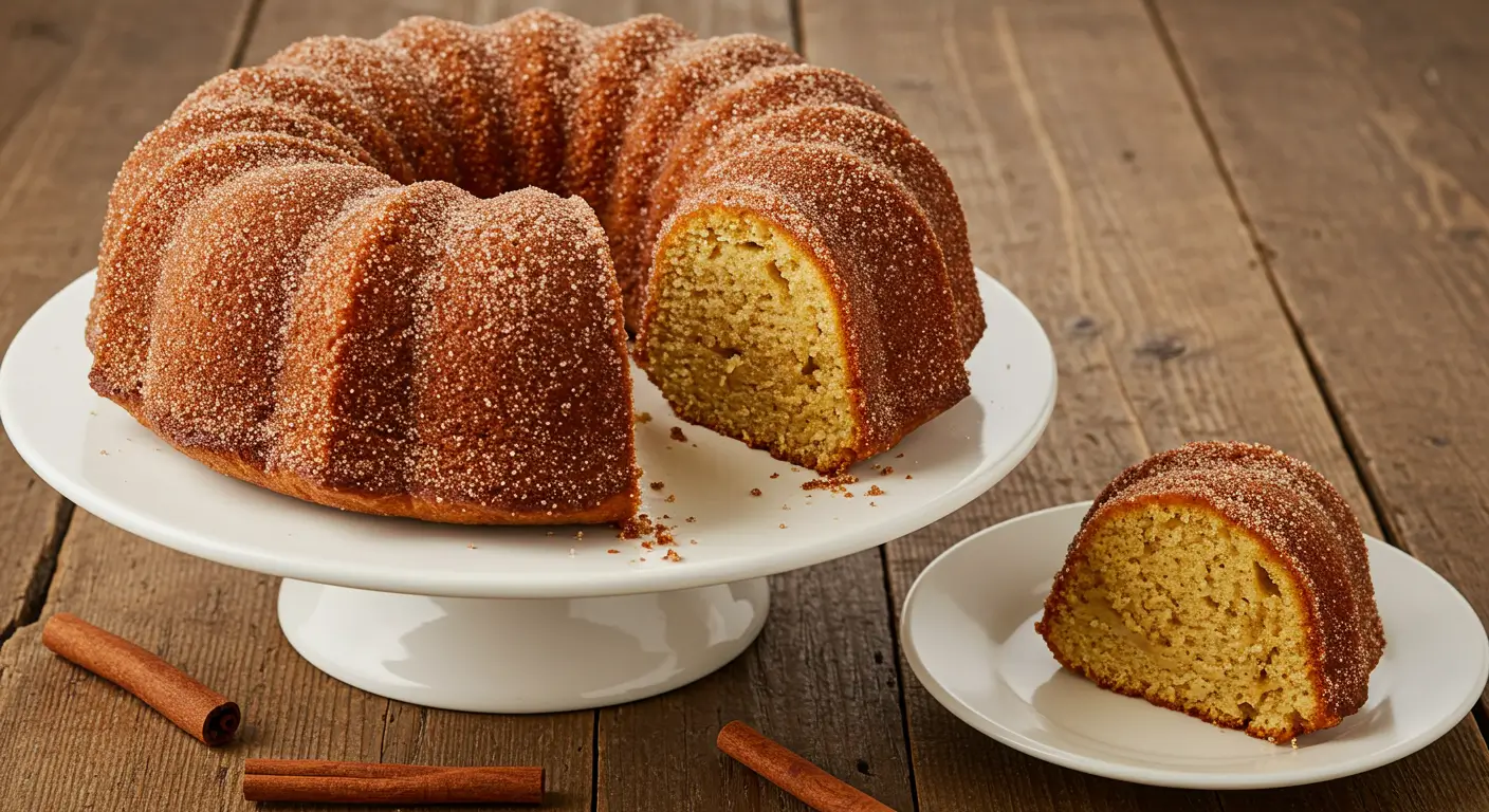 apple cider donut cake