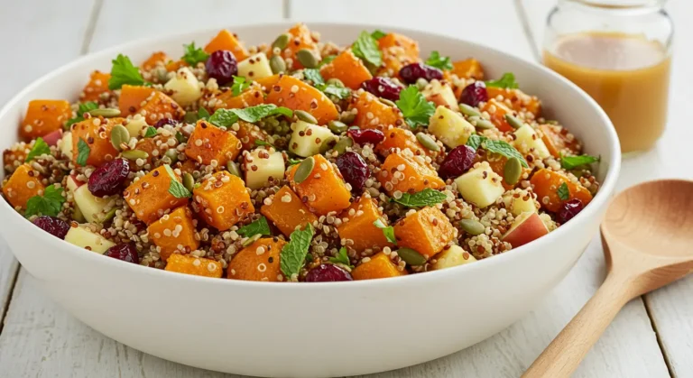 fall harvest quinoa salad