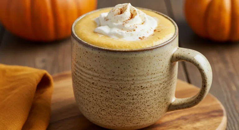 pumpkin white hot chocolate