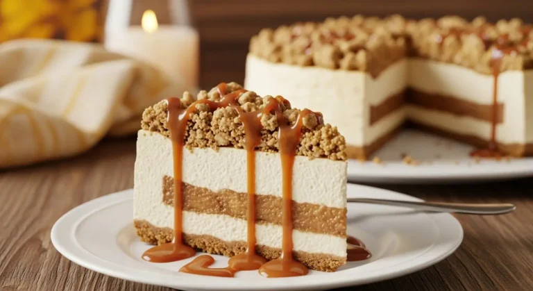 apple crisp cheesecake