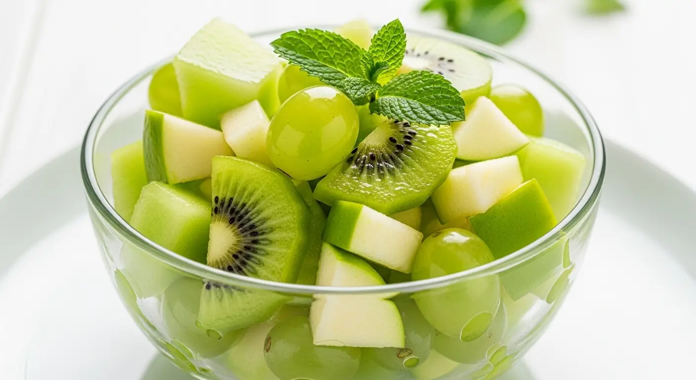 green fruit salad