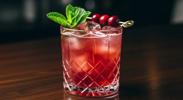 Cranberry Bourbon Smash