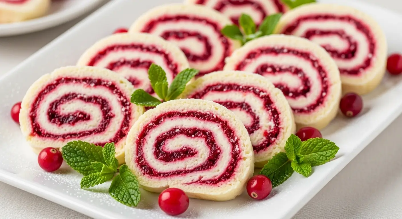 christmas cranberry roll ups