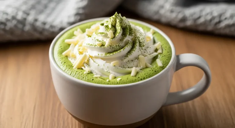 matcha hot chocolate