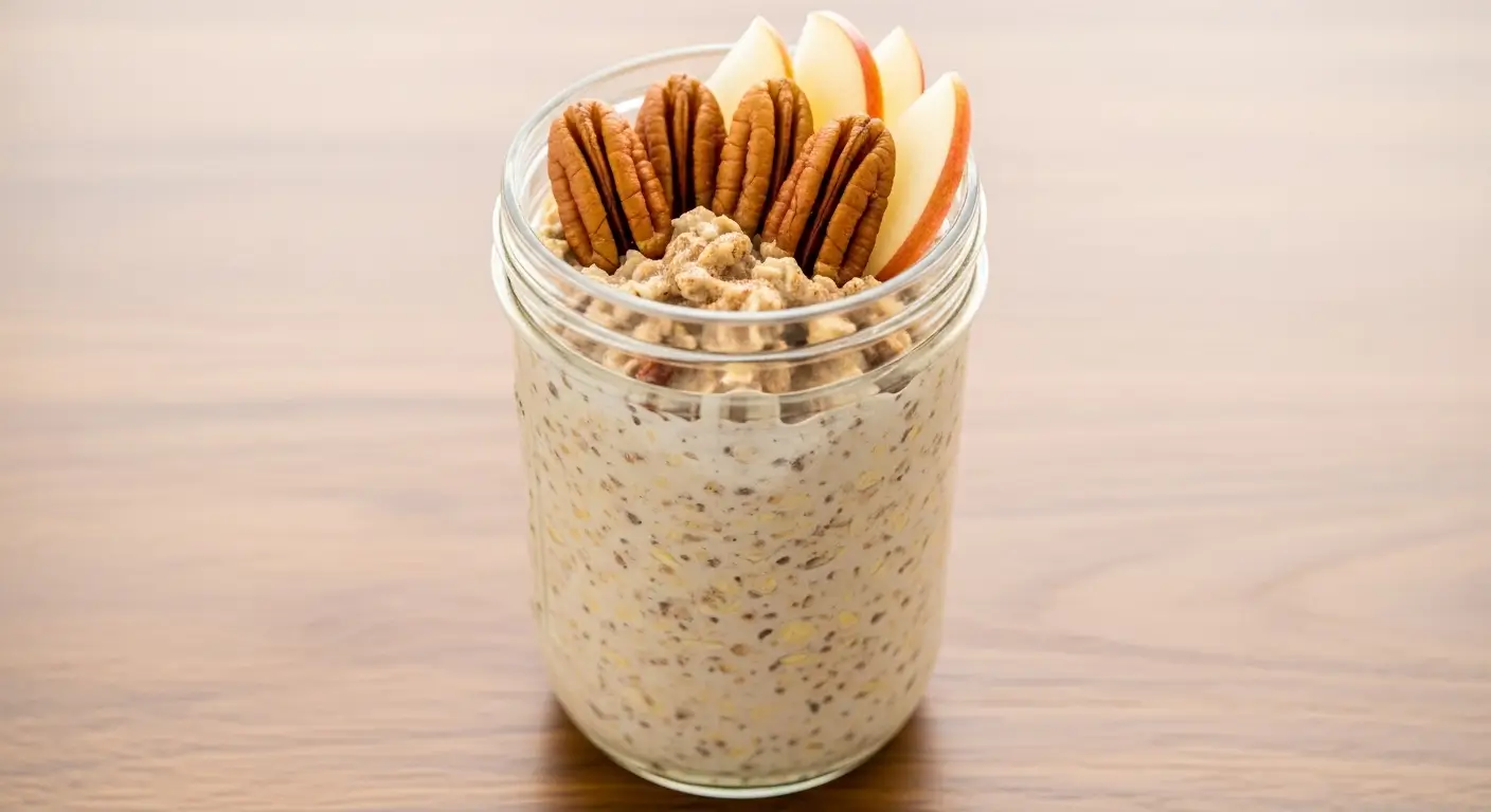 pecan cinnamon overnight oats