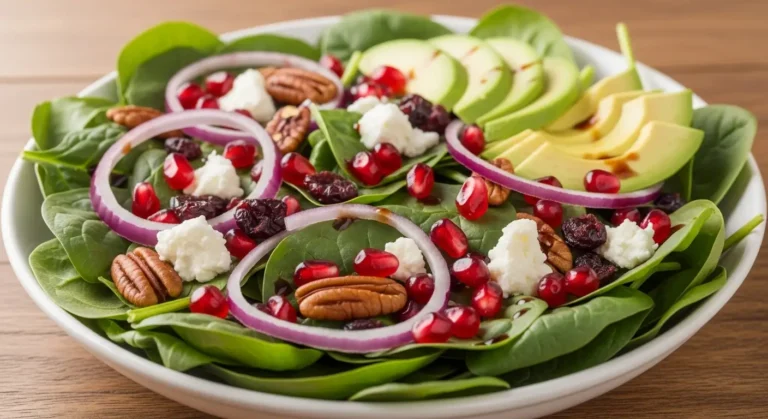 pomegranate spinach salad