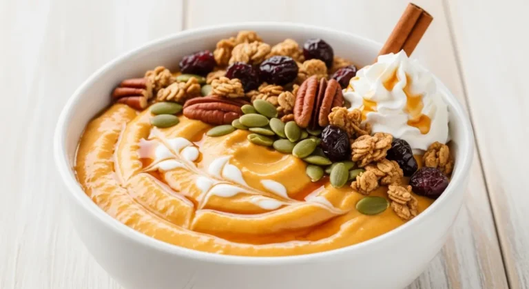 pumpkin pie yogurt bowl