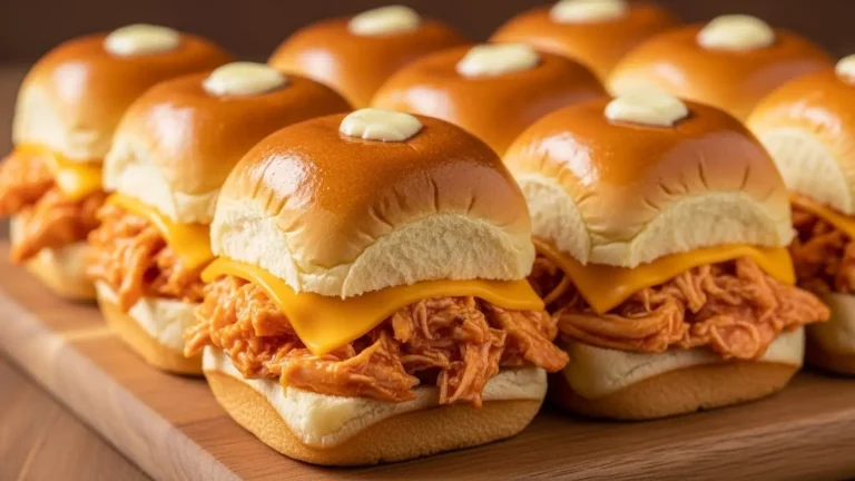 buffalo chicken sliders