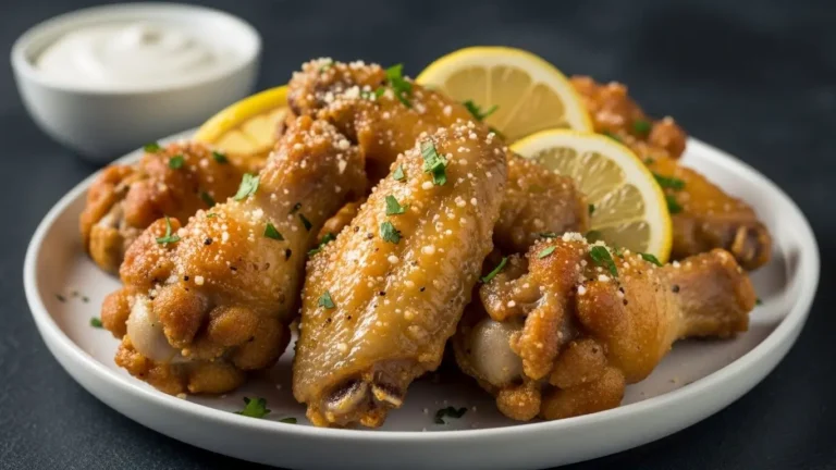 garlic butter chicken wings