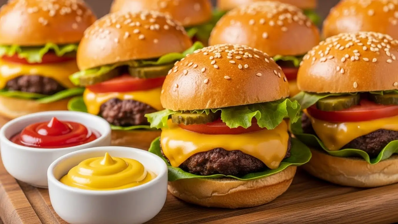mini cheeseburger sliders