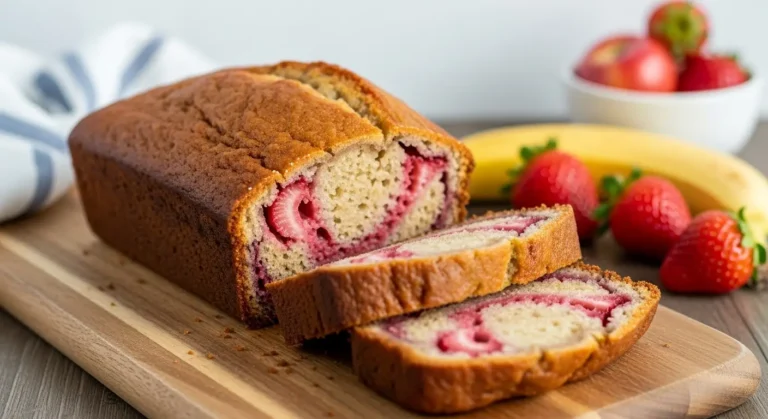 strawberry banana bread