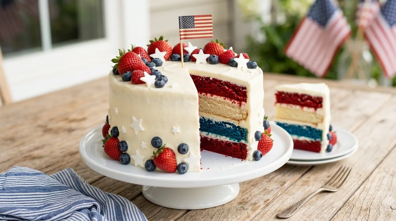4th of July cake