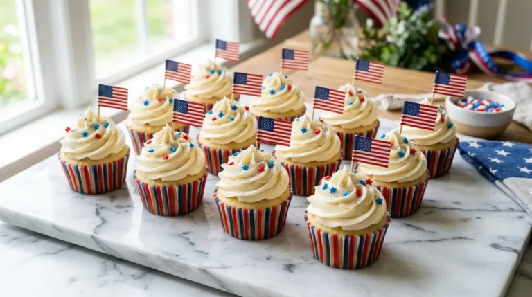 4th of july cupcakes