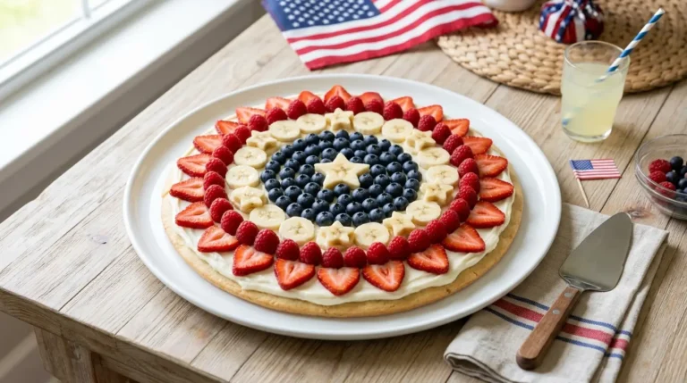 4th of july fruit pizza