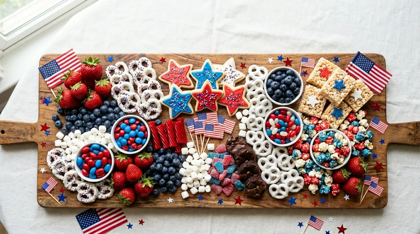 4th of july sweet board