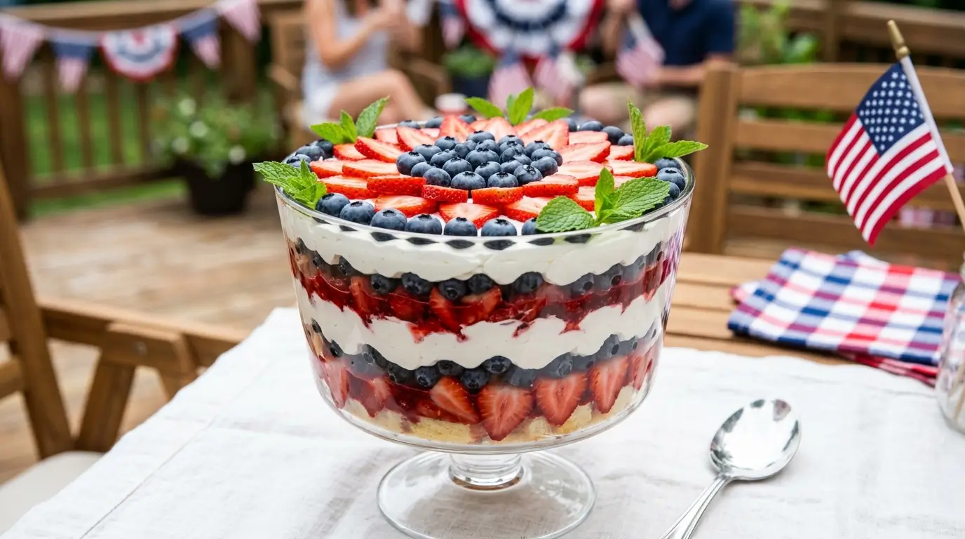 4th of july trifle