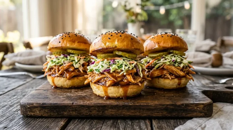 BBQ Chicken sliders