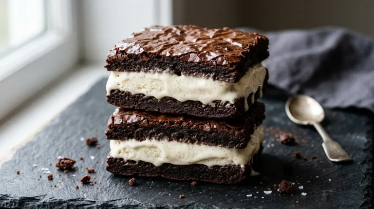Brownie Ice Cream Sandwich