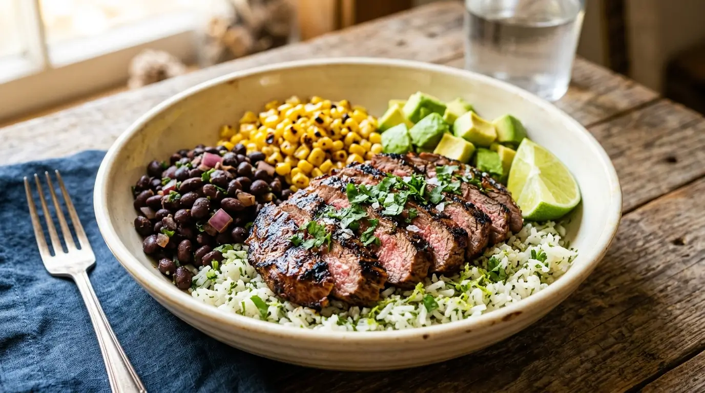 Cilantro Lime Steak Bowl