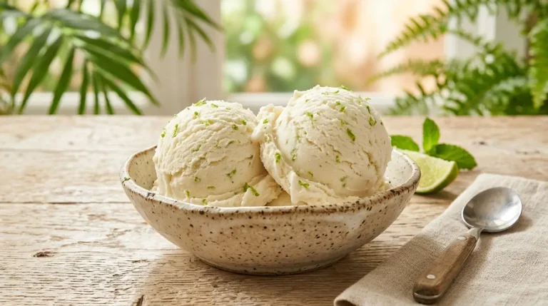 coconut lime ice cream