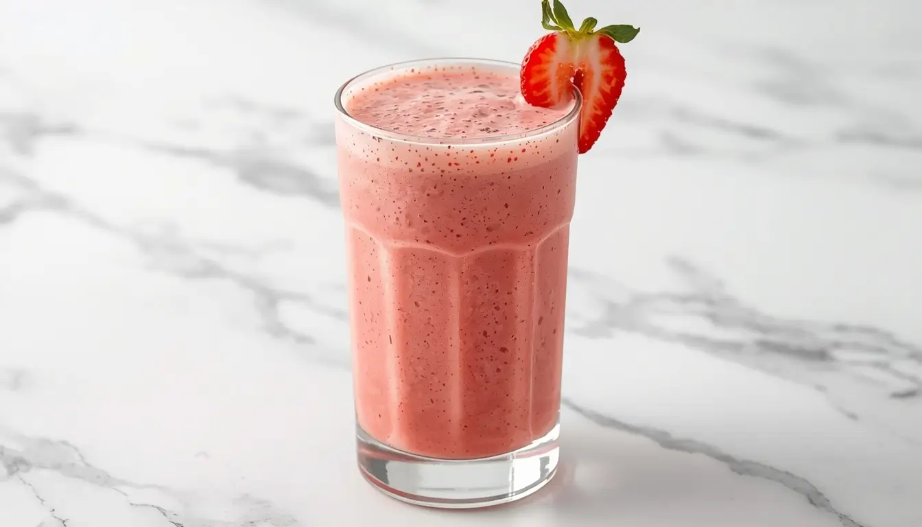 banana strawberry smoothie