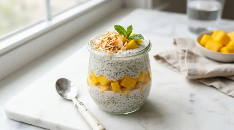 coconut chia pudding