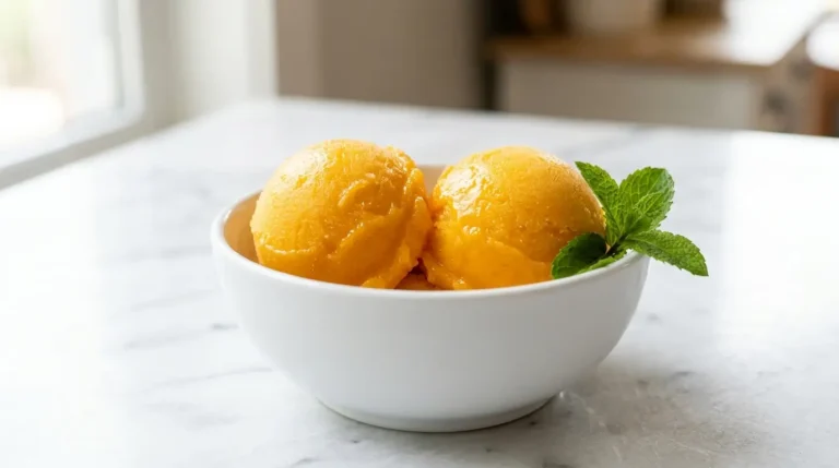 orange sorbet recipe