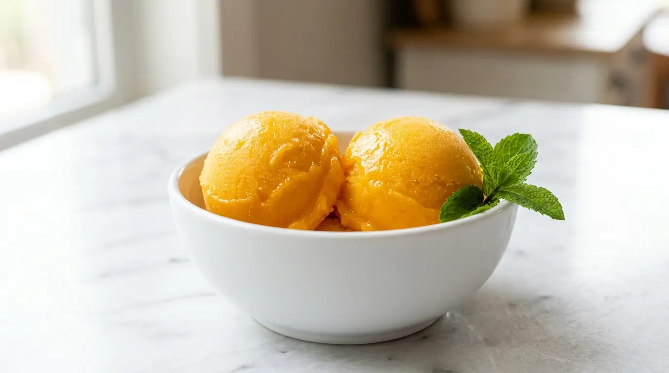 orange sorbet recipe