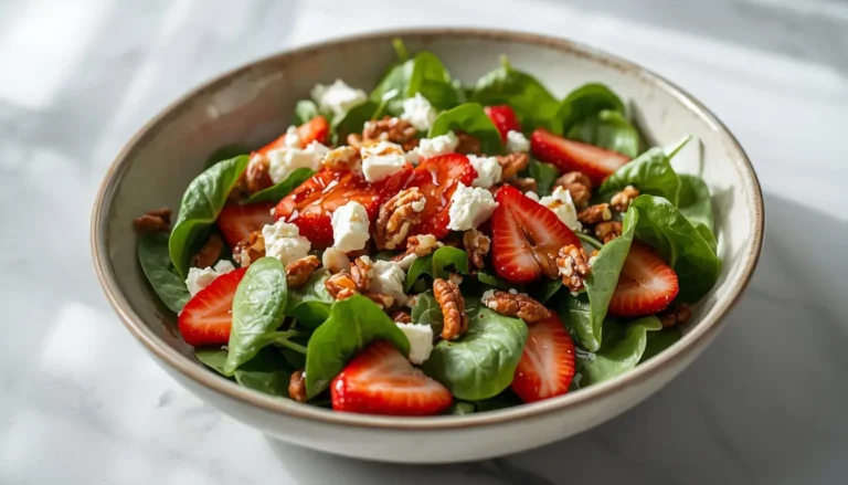 spinach strawberry salad