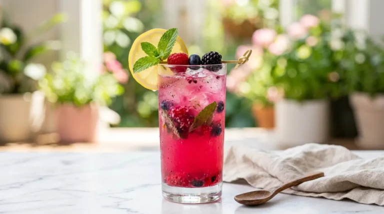 Berry Lemonade Mocktail