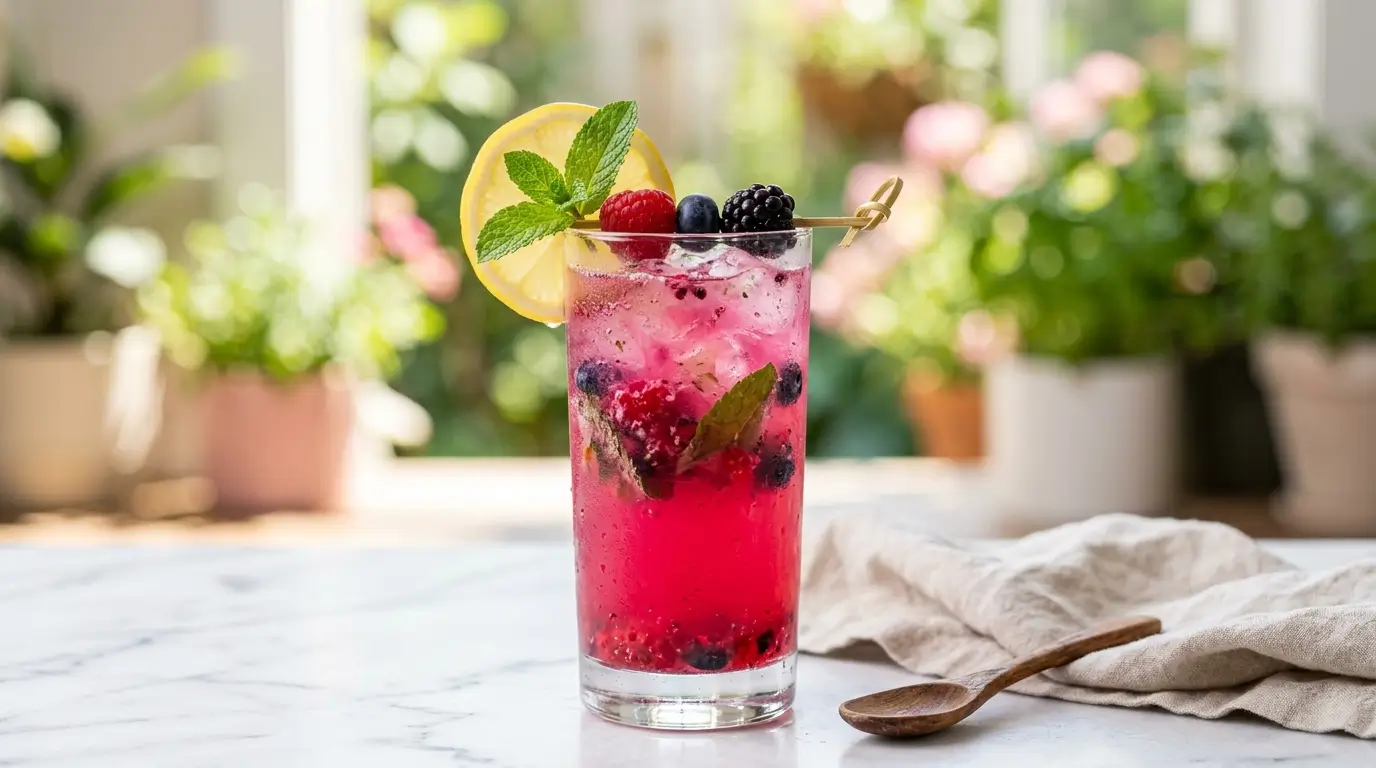 Berry Lemonade Mocktail