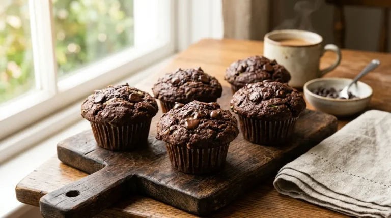 Chocolate Zucchini Muffins