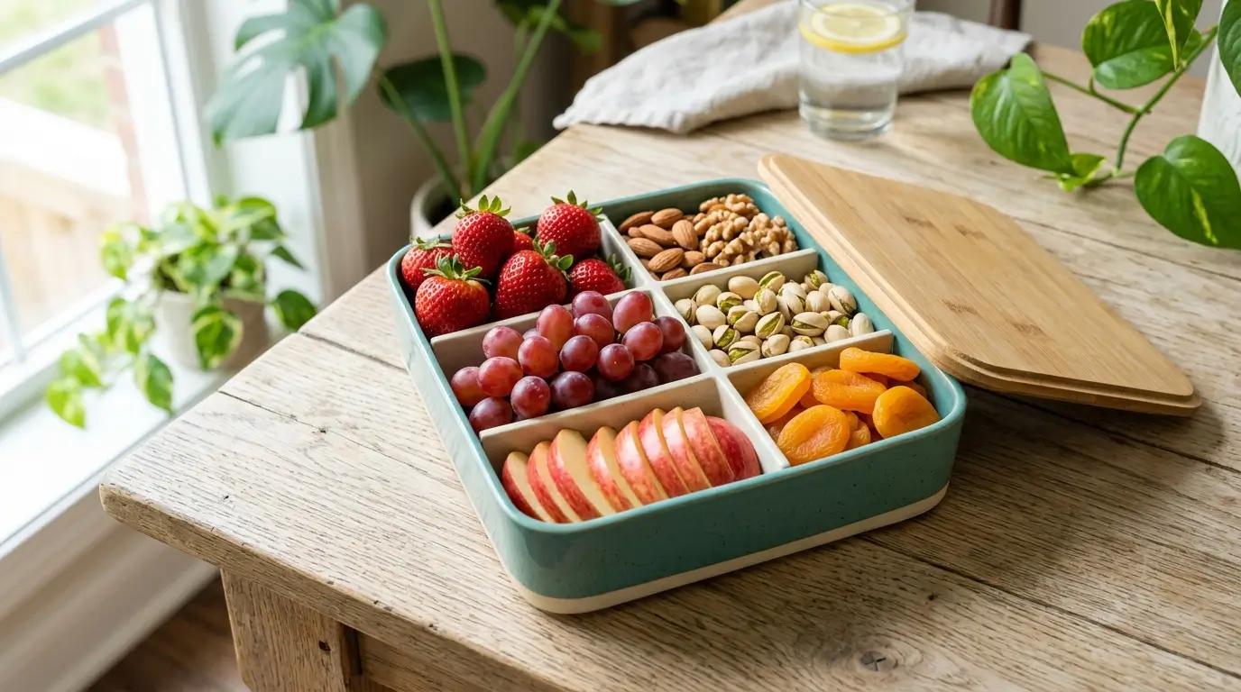 Fruit & Nuts Bento Box