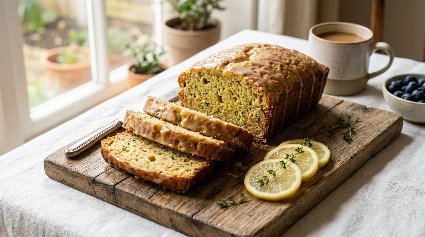 Lemon zucchini bread