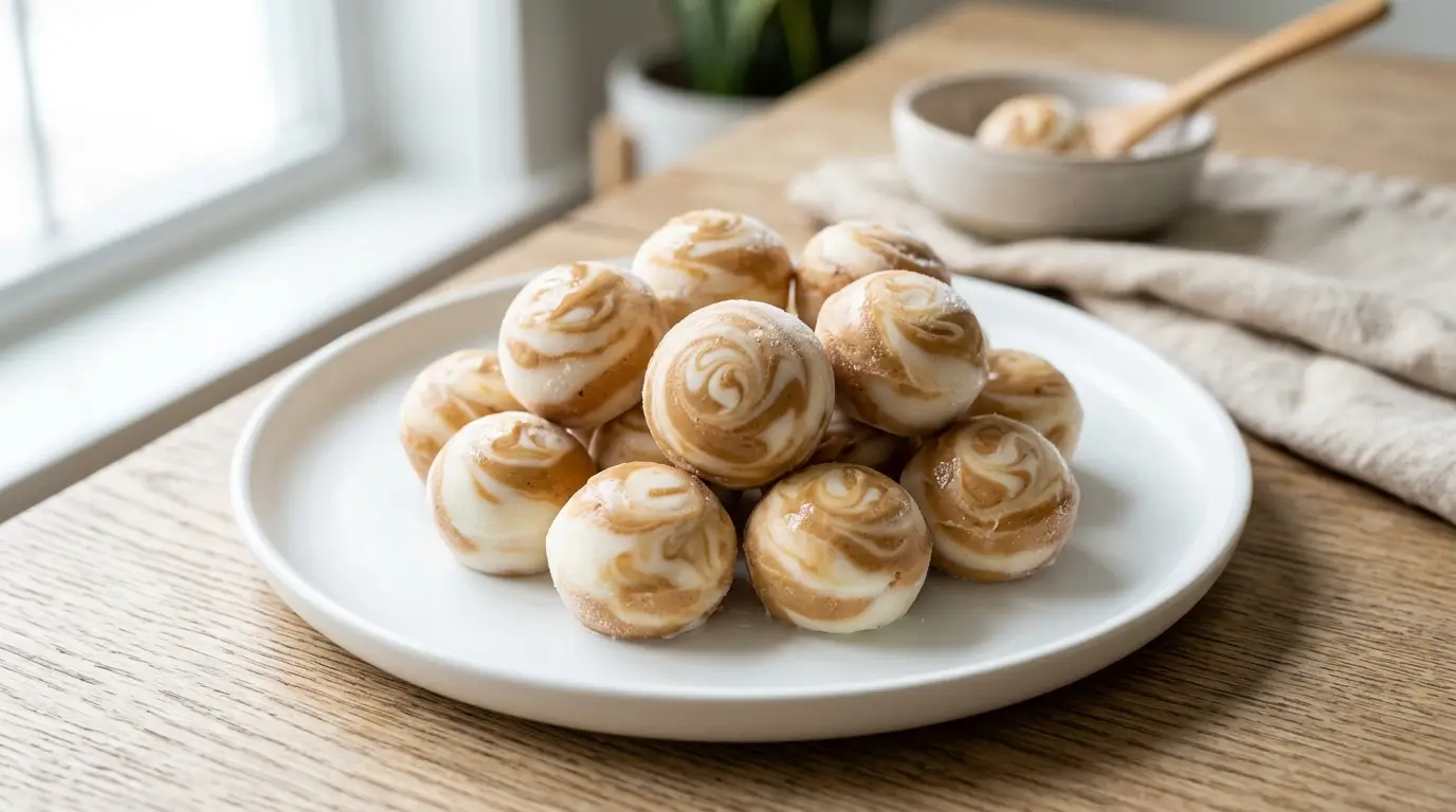Peanut butter yogurt bites