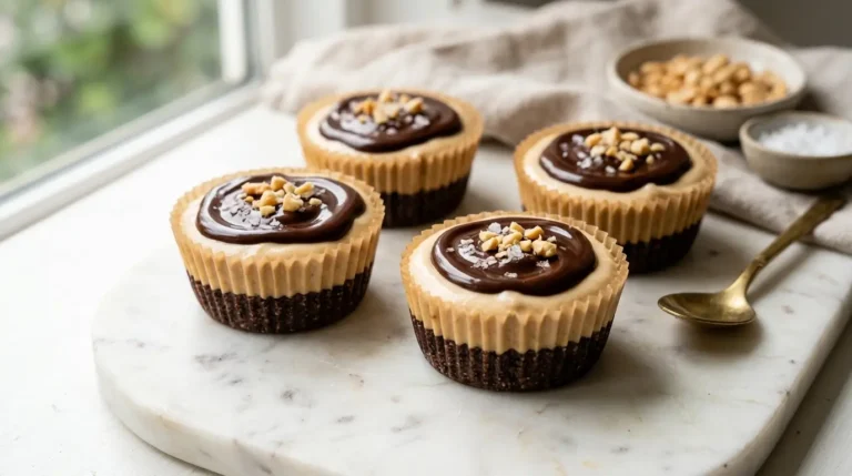 Yogurt Peanut Butter Brownie Cups