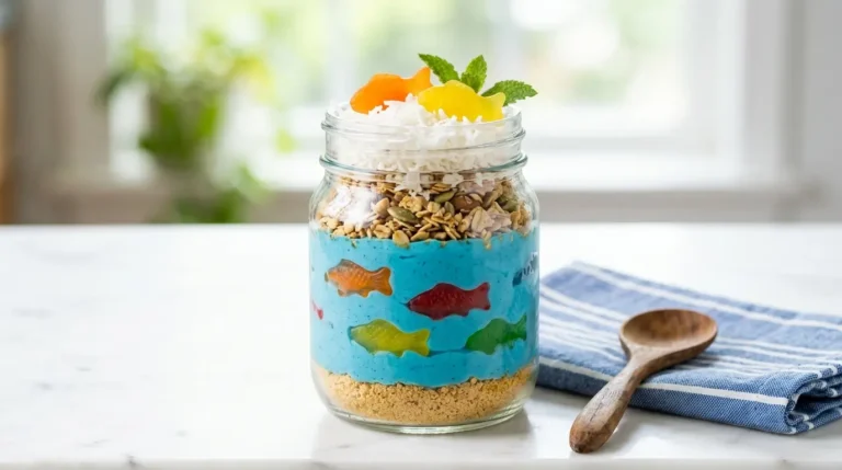 edible aquarium parfait