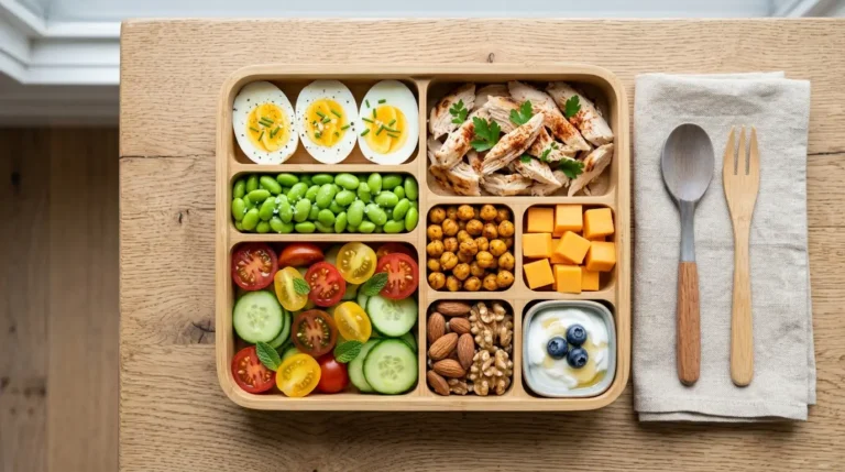 high-protein bento box