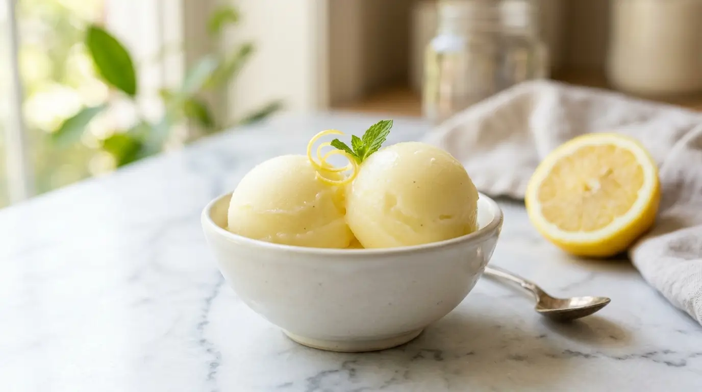 lemon sorbet recipe