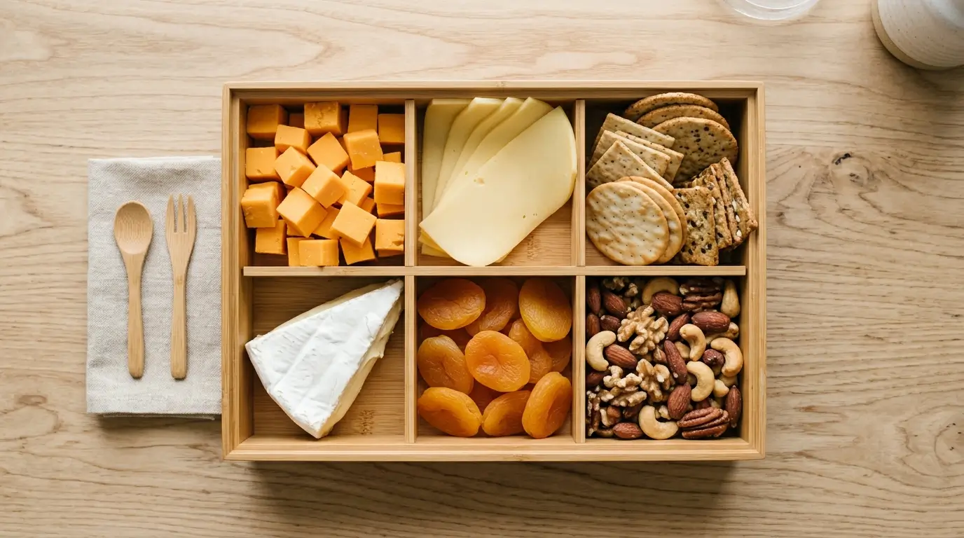 Cheese & Crackers Snack Box