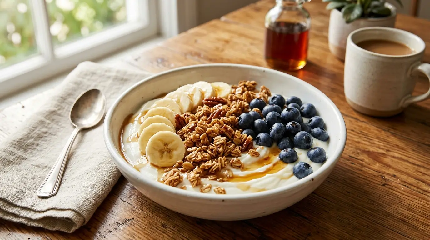 Maple Pecan Granola Bowl