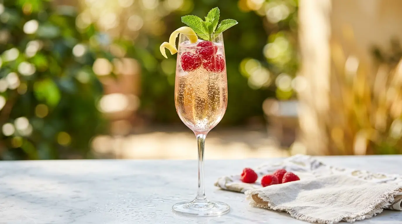 Raspberry Limoncello Spritz